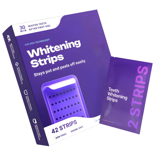 Purple Teeth Whitening Strips
